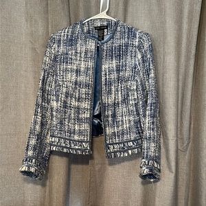 Blue and White blazer
